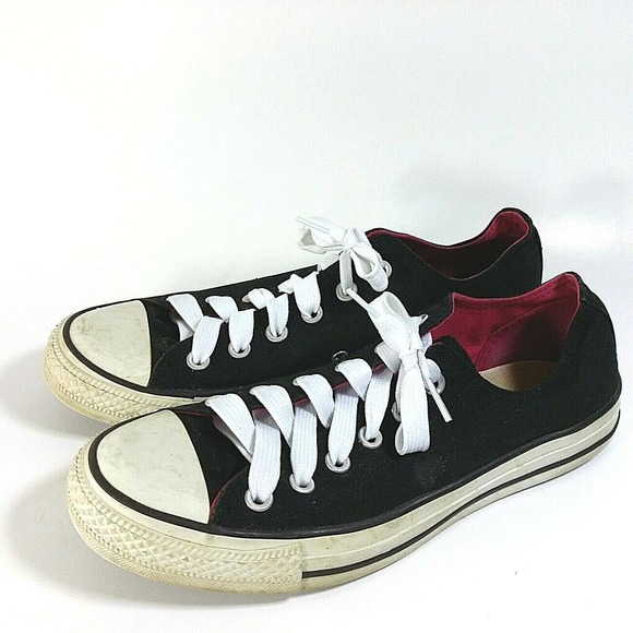 Converse Shoes - Converse All Star Low Top Sneakers 9 White Black